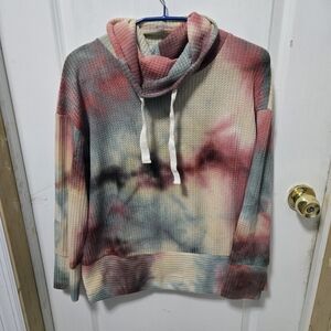 Multicolor Tie-Dye Women's Sweater size XL